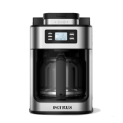 柏翠 (petrus) 咖啡机家用全自动美式滴漏式磨豆研磨一体机小型办公室煮咖啡壶PE3200