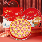 德芙（Dove）心语巧克力年货礼盒 新年款21粒礼盒 *2件