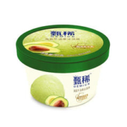 GEMICE 甄稀 伊利甄稀香草+榛果黑巧克力+奶香牛油果+白桃乌龙味冰淇淋90g*4杯/盒