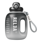 物生物（RELEA）吨杯吨桶大容量塑料杯户外健身运动水壶男女吸管杯Tritan太空水杯
