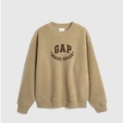 京东百亿补贴：Gap 盖璞 LOGO仿羊羔绒宽松廓形卫衣 多款可选