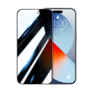 绿联防窥防蓝光膜 适用苹果15钢化膜iPhone15plus手机膜无边高清防摔保护膜强抗指纹贴膜 【28°防窥膜】守护隐私-1片装*带贴膜神器 iPhone15