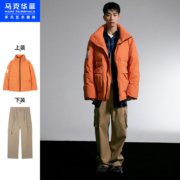 MARK FAIRWHALE 马克华菲 宽松立领羽绒服