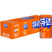 plus会员、需首购:可口可乐（Coca-Cola）芬达 Fanta 橙味 200ml*12罐＊2件