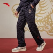 ANTA 安踏 奥特莱斯虎虎生风运动裤男虎年宽松长裤休闲束脚裤潮