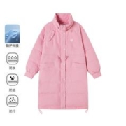 Semir 森马 长款羽绒服女立领宽松冬季女士羽绒服外套秋冬款女