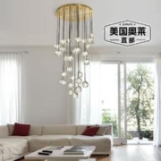 Finesse Decor Strayhorn 30 Light，30"D 枝形吊灯，金色 - 金色