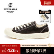 EXCELSIOR 饼干鞋官方 蕾丝休闲鞋女士厚底帆布鞋 BOLT CROCHET