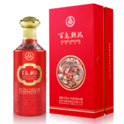 五粮液百鸟朝凤五彩红浓香型白酒礼盒52度500ml喜酒龙年货高度纯粮酒水