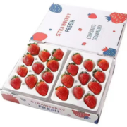 惜音 大凉山红颜99草莓 4盒（15粒单盒净重300g+）＊4件