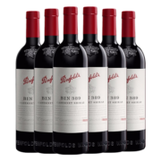 奔富（Penfolds）Bin系列 寇兰山干红葡萄酒澳大利亚进口750ml 奔富389 Bin389 6支整箱装