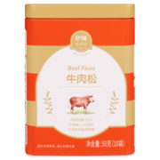 伊威（Eastwes）儿童零食 无调味全机能牛肉松50g(10袋)不添食用盐蔗糖 含蛋白质