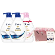 DOVE多芬滋养美肤滋润保湿沐浴露乳持续留香730g*3官方正品旗舰店