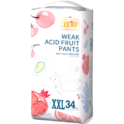 宜婴 弱酸水果全包臀小内裤XXL34片