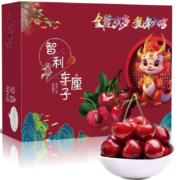 京鲜到 智利进口车厘子大樱桃 5斤JJJ巨无霸礼盒 约30-32mm 精美年货礼盒