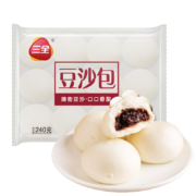 三全（Sanquan）豆沙包 240g/约10个*10袋（专区任选10件）
