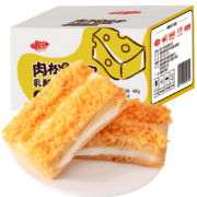 千丝 肉松夹心吐司  乳酪味400g*1箱（约8个）