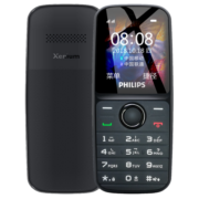 飞利浦（PHILIPS）E109 陨石黑 环保材质 移动2G 直板按键 双卡双待 老人手机 儿童学生备用老年功能手机
