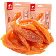 plus会员、需首购:比比赞（BIBIZAN）倒蒸红薯干250g带皮小香薯