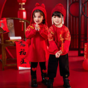 嘟嘟家 女童卫衣裙加绒