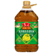 鲁花【鲁花直销】香飘万家低芥酸浓香菜籽油5L  非转基因物理压榨