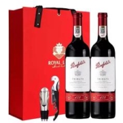Penfolds 奔富 178周年礼赞干红葡萄酒750ml*2瓶 双支礼盒装