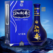 扳倒井 蓝域 52度浓香型白酒500mL*6瓶（赠酒海放浪500mL*2瓶）