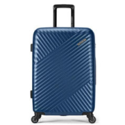 美旅 箱包（AmericanTourister）简约时尚男女行李箱超轻万向轮旅行箱密码锁 24英寸 TV7蓝色