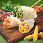 必品阁（bibigo） 荠菜猪肉王水饺 300g＊8件