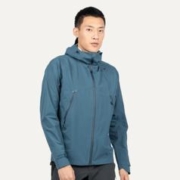 DECATHLON 迪卡侬 冲锋衣男女户外秋冬休闲登山徒步防风防水修身夹克风衣MH500 蓝色(新)男 S