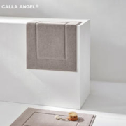 嘉纳安琪 Calla Angel纯棉浴室地巾吸水速干加厚全棉卫生间地垫脚垫可机洗 摩卡