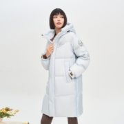波司登 梵高大师系列 连帽印花羽绒外套