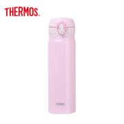 膳魔师（THERMOS）保温杯男女不锈钢水杯子大容量保冷防漏弹盖学生情侣杯JNL系列 淡粉色(504-LP) 500ml