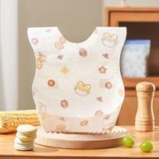 3.9/10片 欧孕宝宝一次性饭兜罩衣