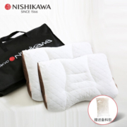 西川（NISHIKAWA） 新款颈椎枕可调节高度支撑颈椎健康贴合颈椎枕头芯 四分区新颈椎枕-高-63x43x11cm 白色