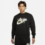 NIKE 耐克 男子秋季宽松圆领舒适运动休闲套头衫卫衣