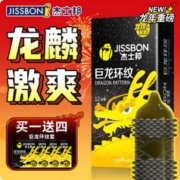 jissbon 杰士邦 巨龙环纹安全套 16只 12只+赠龙纹4只