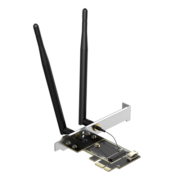 翼联（EDUP）NGFF M.2转PCI-E台式机转接板/卡无线网卡 Intel 9260 AX200 裸板 配AC天线