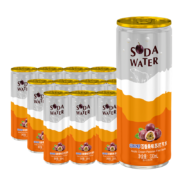 北冰洋 百香果口味苏打水汽水 330ml*12瓶