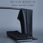 红豆西裤男西装裤男垂顺抗皱正装西裤 黑色34