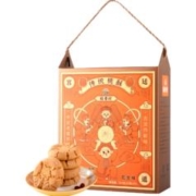 PLUS会员：稻香村DXC 特色糕点 零食饼干 中华老字号 花生仁桃酥500g 礼盒装