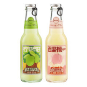 BISHAN VILLAGE 碧山村 果汁汽水小青柠白桃混合口味 225ml*2瓶
