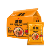 统一 茄皇 番茄牛肉面 袋面 126克 *5袋 严选新疆番茄 煮食风味更佳