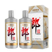 概率券：LANGJIU 郎酒 郎牌郎酒2021年纪念酒酱香型白酒53度500ml*2瓶双瓶装 送礼礼物