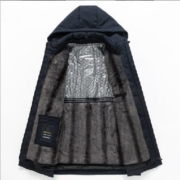 YALU 雅鹿 男式可拆卸内胆帽棉服 8229436190S2 保暖御寒