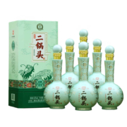 京东百亿补贴：永丰牌北京二锅头经典青龙 清香型白酒52度 500mL 6瓶