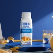 旗舰店 黄桃燕麦酸奶整箱牛奶200g*10*2