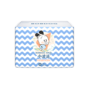巴布豆(BOBDOG)小波浪薄柔亲肤纸尿裤M30片(6-11KG)中码婴儿尿不湿