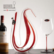 RIEDEL 奥地利手工吹制 限定款雄鸡醒酒器 红领结酒杯 3件套