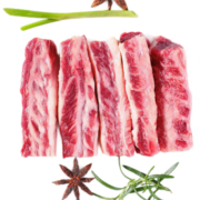 奇筝澳洲进口谷饲牛肋条安格斯霜降雪花牛肉红烧烤肉家庭食材 安格斯谷饲牛肋条*2斤